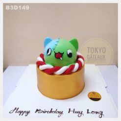 Bánh sinh nhật Mèo Capoo Zombie