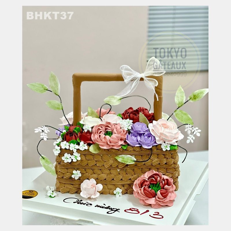 Bánh sinh nhật Lẵng Hoa Xinh