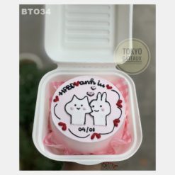 Bento Cake Cat And Bunny