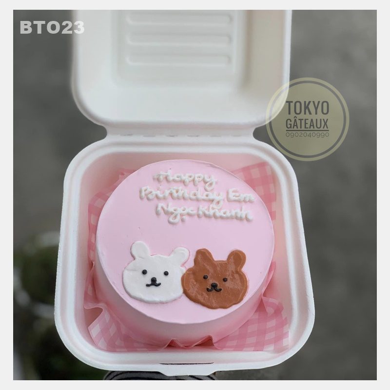 Bento Cake Bunny And Bear