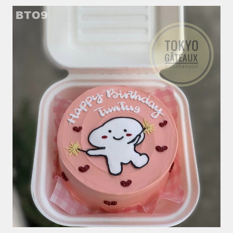 Bento Cake Pháo Nến