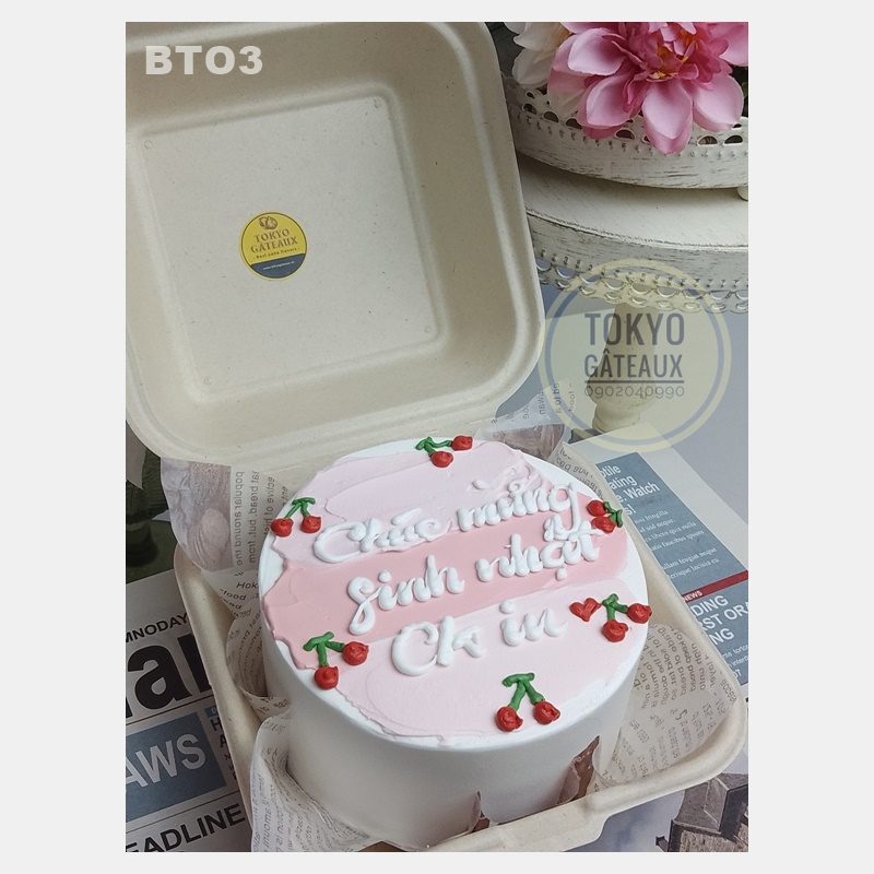 Bento Cake Cherry