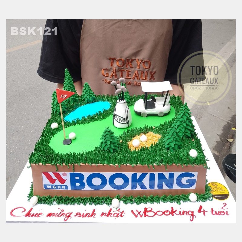 Bánh sinh nhật Xe Golf