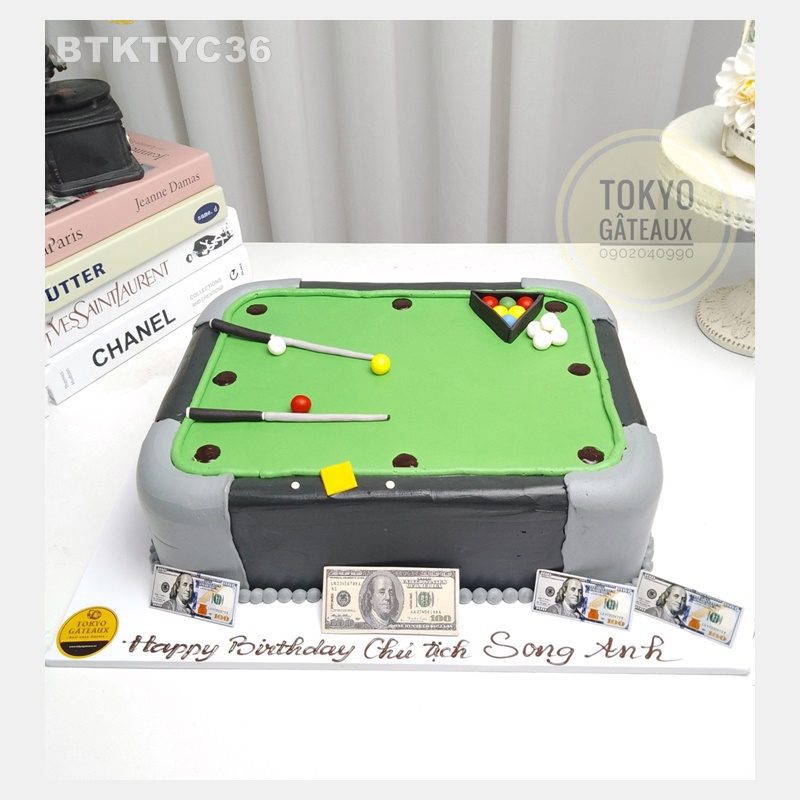 Bánh sinh nhật Billiard