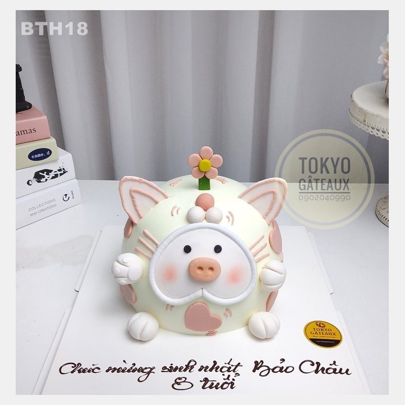 Bánh sinh nhật Heo Hoa