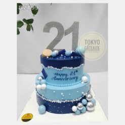 Bánh sinh nhật Blue Party