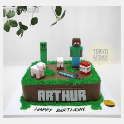 Bánh sinh nhật Vùng Đất Minecraft
