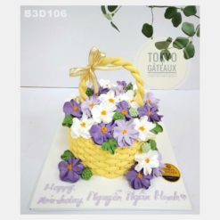 Bánh sinh nhật Giỏ Hoa Sứ