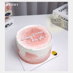 Bánh sinh nhật Happy Birthday Hồng Mộng Mơ