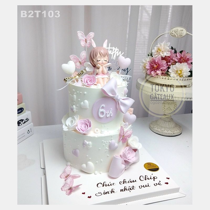 Bánh sinh nhật Butterfly Angel