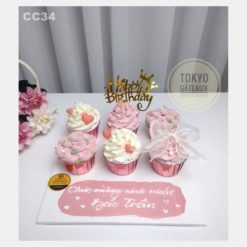 Set Cupcake Pink Coquette