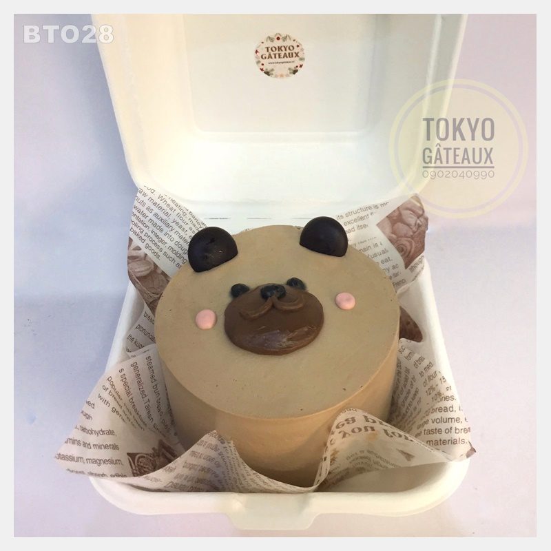 Bento Cake Gấu Nâu