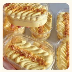 Kem trứng dừa nướng