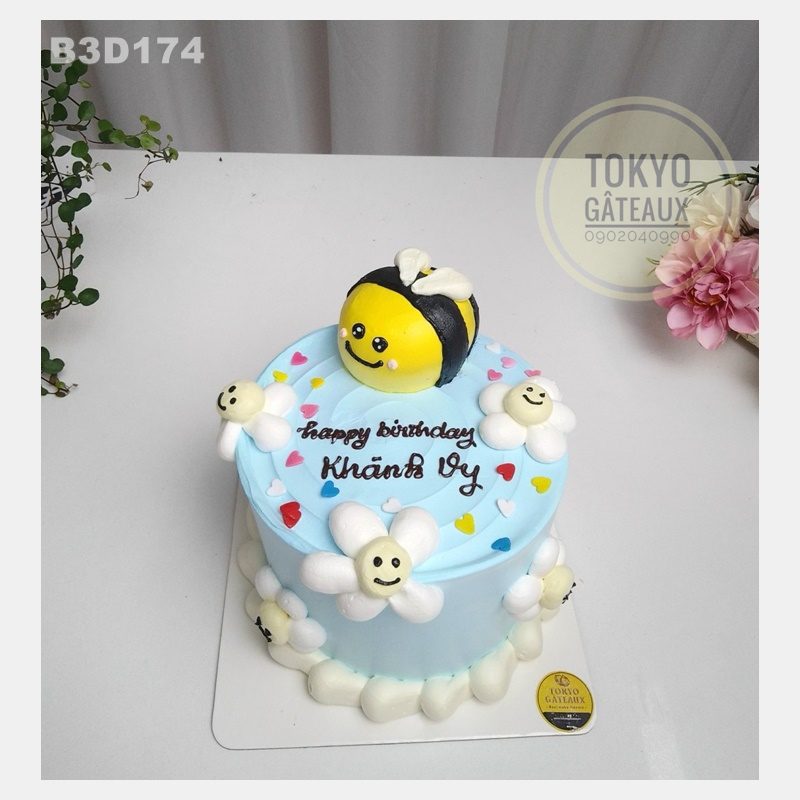 Bánh sinh nhật Ong Và Hoa