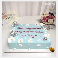 Bánh sinh nhật Hoa Sứ Trắng