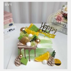 Bánh sinh nhật Nho Matcha