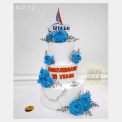 Bánh sinh nhật Hoa Hồng Trắng Sang Trọng