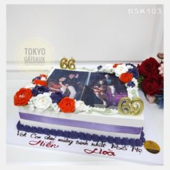 Bánh sinh nhật Hoa Tím