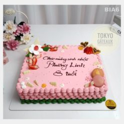 Bánh sinh nhật Dâu Tây Vui Vẻ