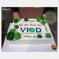 Bánh sinh nhật In Ảnh Hoa Xanh