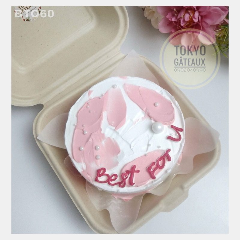 Bento Cake Pink Pearl