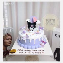 Bánh sinh nhật Kuromi Tím
