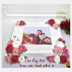 Bánh sinh nhật Hoa Hồng In Ảnh