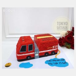 Bánh sinh nhật Xe Cứu Hỏa FIRE