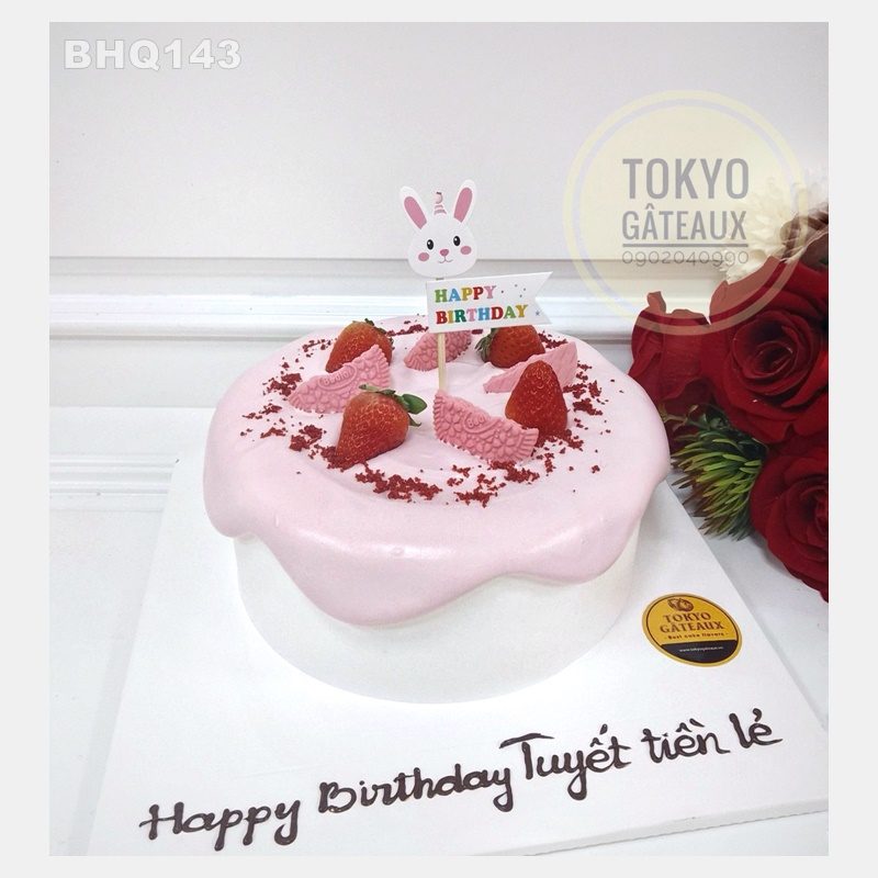 Bánh sinh nhật Strawberry Oreo