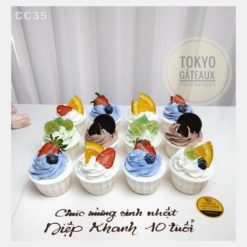 Set Cupcake Hoa Quả