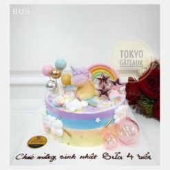 Bánh sinh nhật Unicorn Bảy Màu