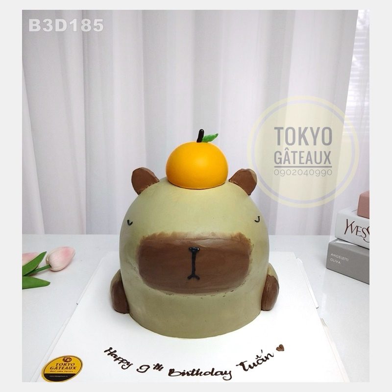 Bánh sinh nhật Orange Capybara