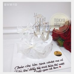 Bánh sinh nhật White Crown