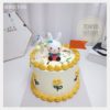 Bánh sinh nhật Thỏ Và Hoa Vàng