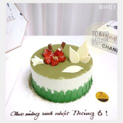 Bánh sinh nhật Matcha Dâu Tây Tươi
