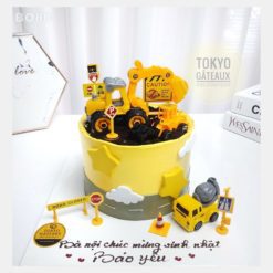 Bánh sinh nhật Đội Máy Xúc