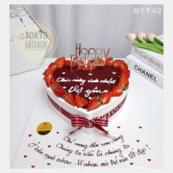 Bánh sinh nhật Trái Tim Dâu Tây