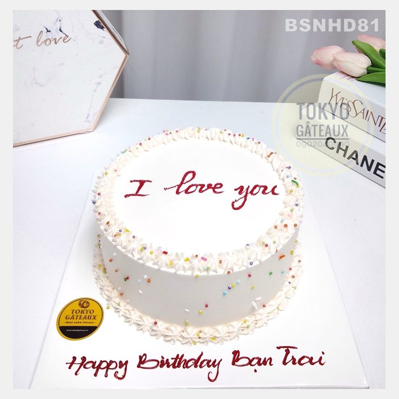 Bánh sinh nhật I Love You