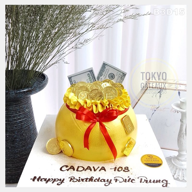 Bánh sinh nhật Hũ Vàng