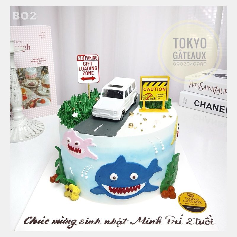 Bánh sinh nhật Oto Và Biển Cả