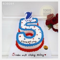 Bánh sinh nhật Số 3D