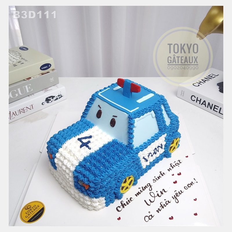 Bánh sinh nhật Police Car