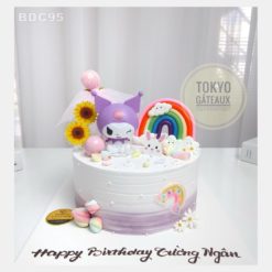 Bánh sinh nhật Kuromi Tím