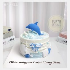 Bánh sinh nhật Cá Heo Xanh