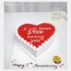 Bánh sinh nhật Trái Tim Loving You