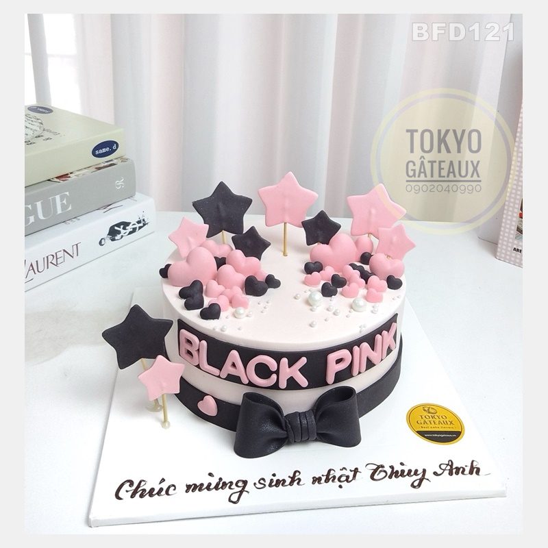 Bánh sinh nhật Black Pink