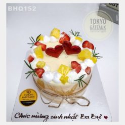 Bánh sinh nhật Heart Fruits
