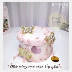 Bánh sinh nhật Golden Butterfly