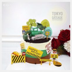 Bánh sinh nhật Máy Xúc Xanh