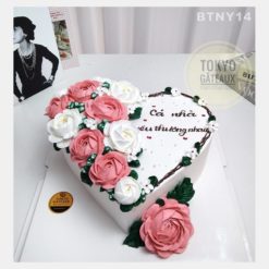 Bánh sinh nhật Trái Tim Hoa Hồng
